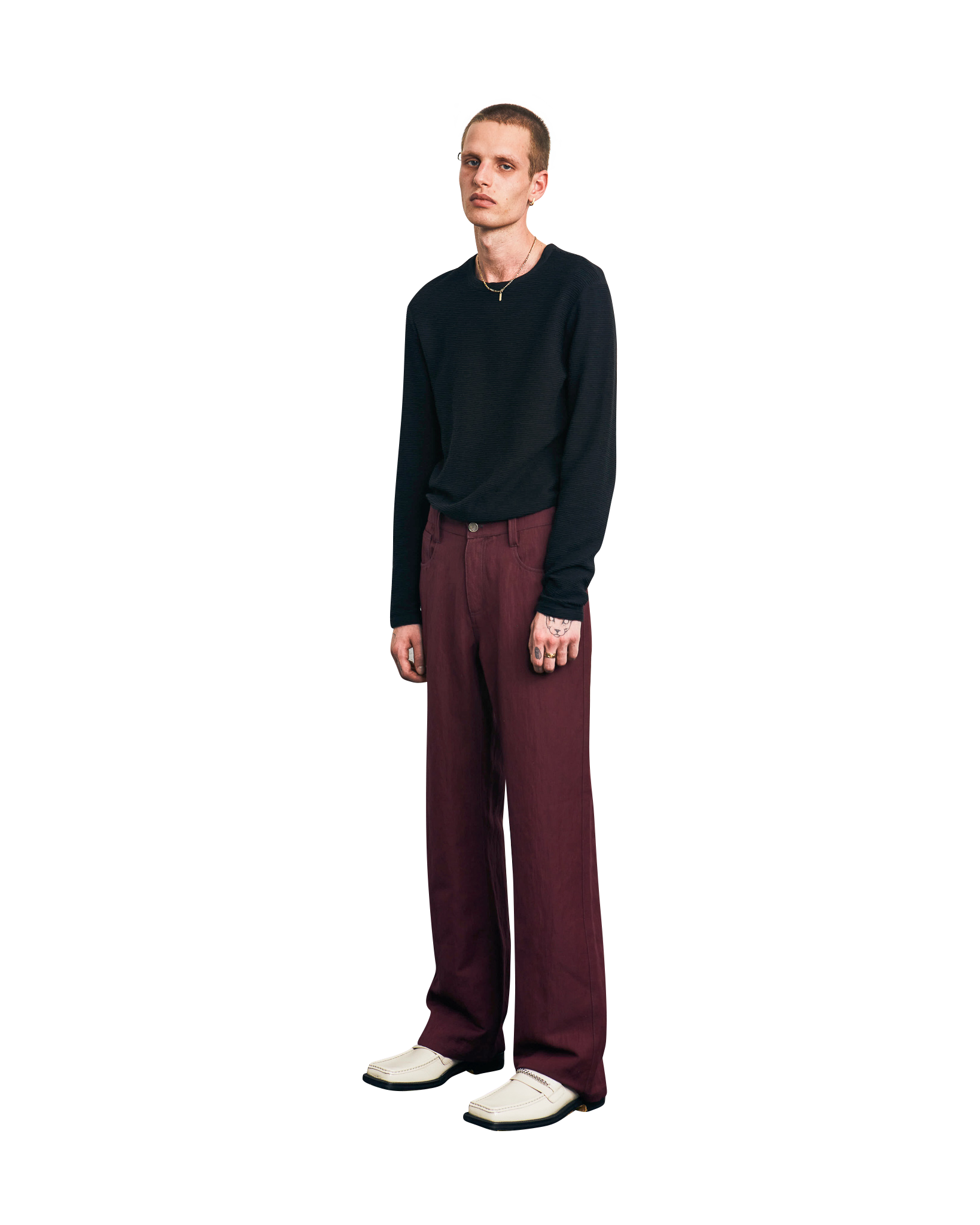 WAVY STRUCTURED LONGSLEEVE