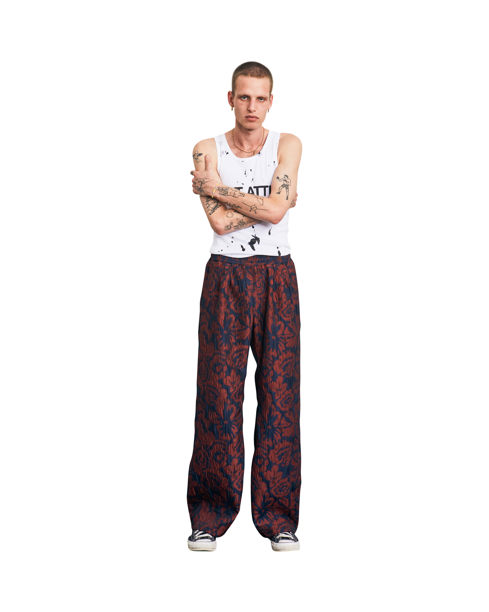 JACQUARD BALLOON PANTS