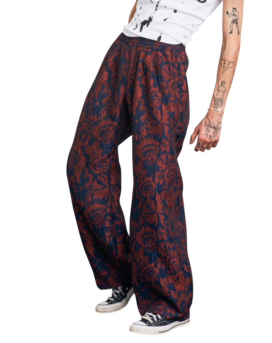 JACQUARD BALLOON PANTS